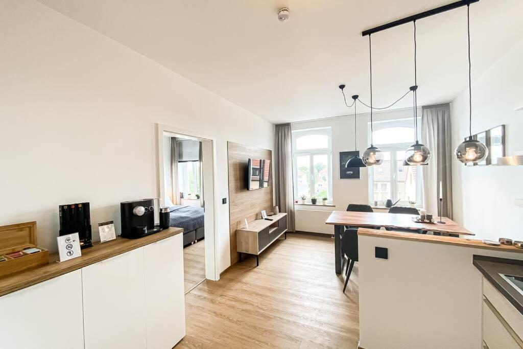 Luxus-Apartment In Leipzig Mit Privat-Parkplatz Eksteriør bilde