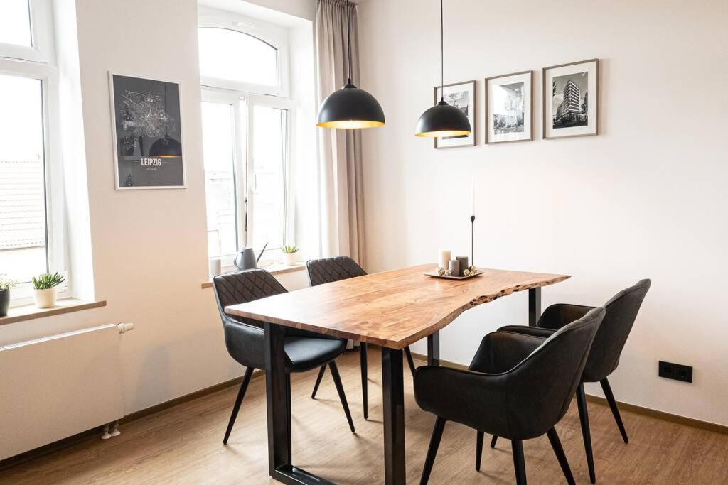 Luxus-Apartment In Leipzig Mit Privat-Parkplatz Eksteriør bilde