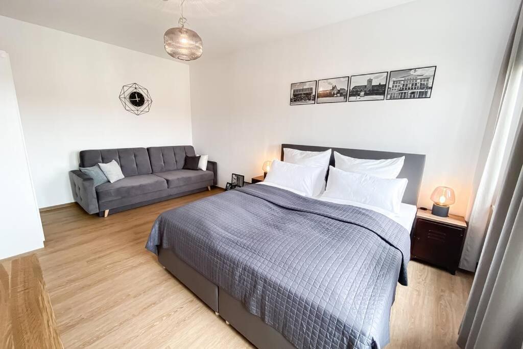 Luxus-Apartment In Leipzig Mit Privat-Parkplatz Eksteriør bilde