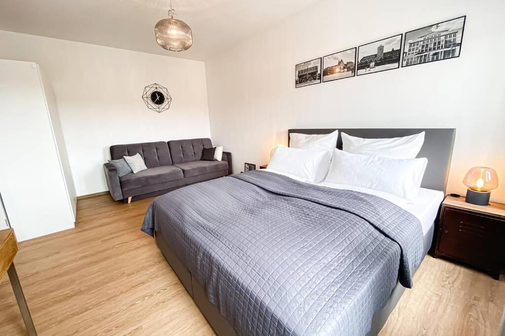 Luxus-Apartment In Leipzig Mit Privat-Parkplatz Eksteriør bilde