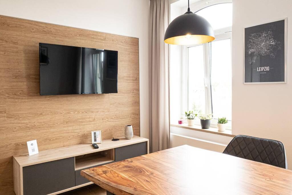 Luxus-Apartment In Leipzig Mit Privat-Parkplatz Eksteriør bilde