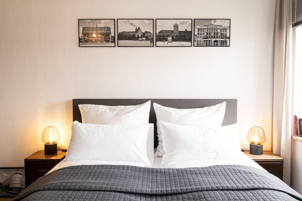 Luxus-Apartment In Leipzig Mit Privat-Parkplatz Eksteriør bilde