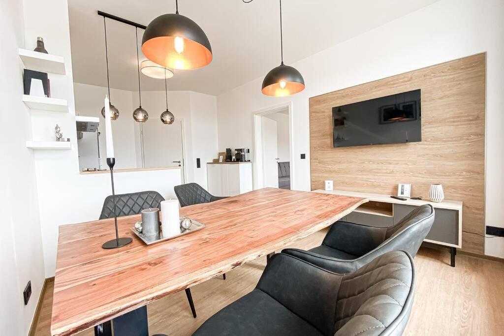 Luxus-Apartment In Leipzig Mit Privat-Parkplatz Eksteriør bilde